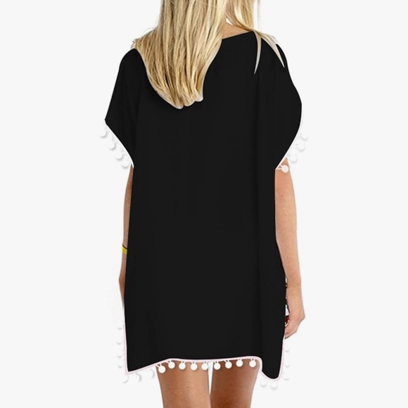 91. NEW| Women Chiffon Tassel Swimsuit Beach Cover up - Picture 3 of 7